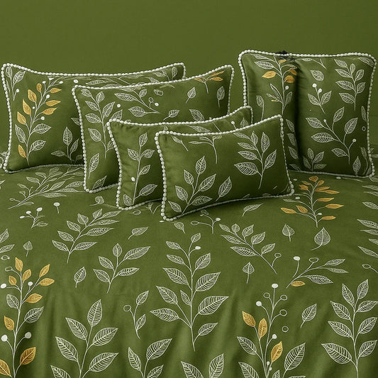 Meadow Leaf bedsheet Set