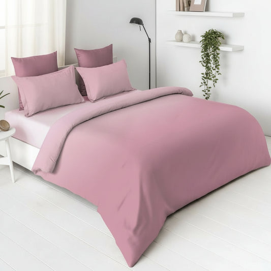 Egyptian Cotton King Size Bedsheet Set – Rose Pink