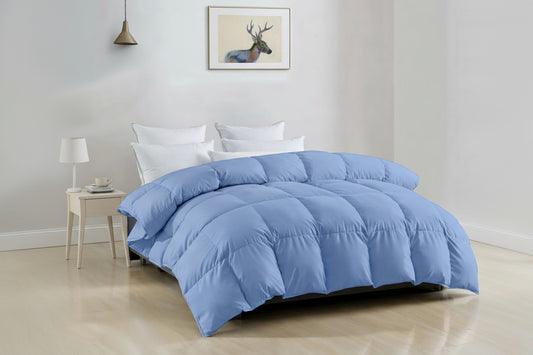 Sky Blue SoftNest Microfiber Comforter – King Size