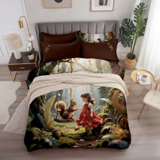 Magic Woods 11D Bedsheet